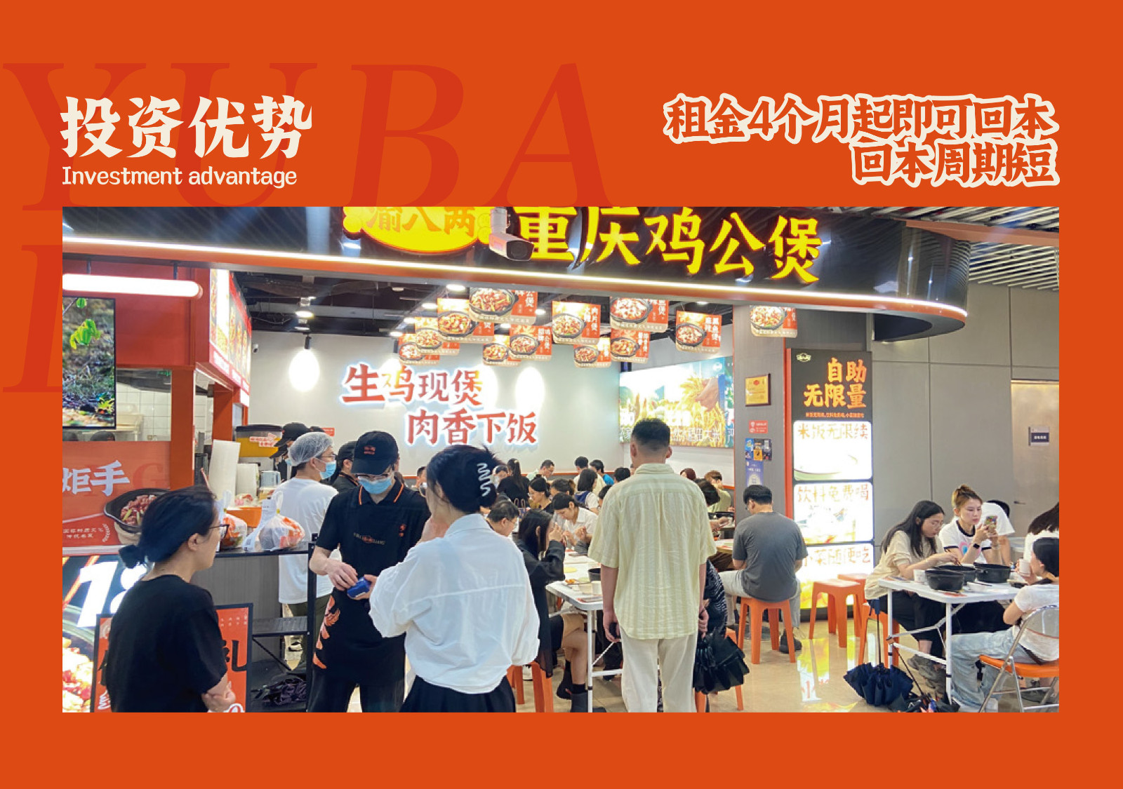 渝八两鸡公煲开店利润